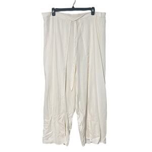 Summersalt Womens XXL Eco Voile Wrap Pants Wide Leg Pull On Easy Breezy Beachy
